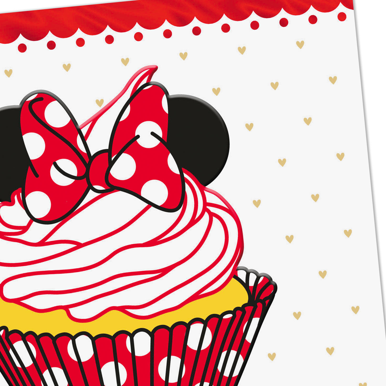 Disney Minnie Mouse Cupcake Girls Birthday Card Card Front Detail image number 4