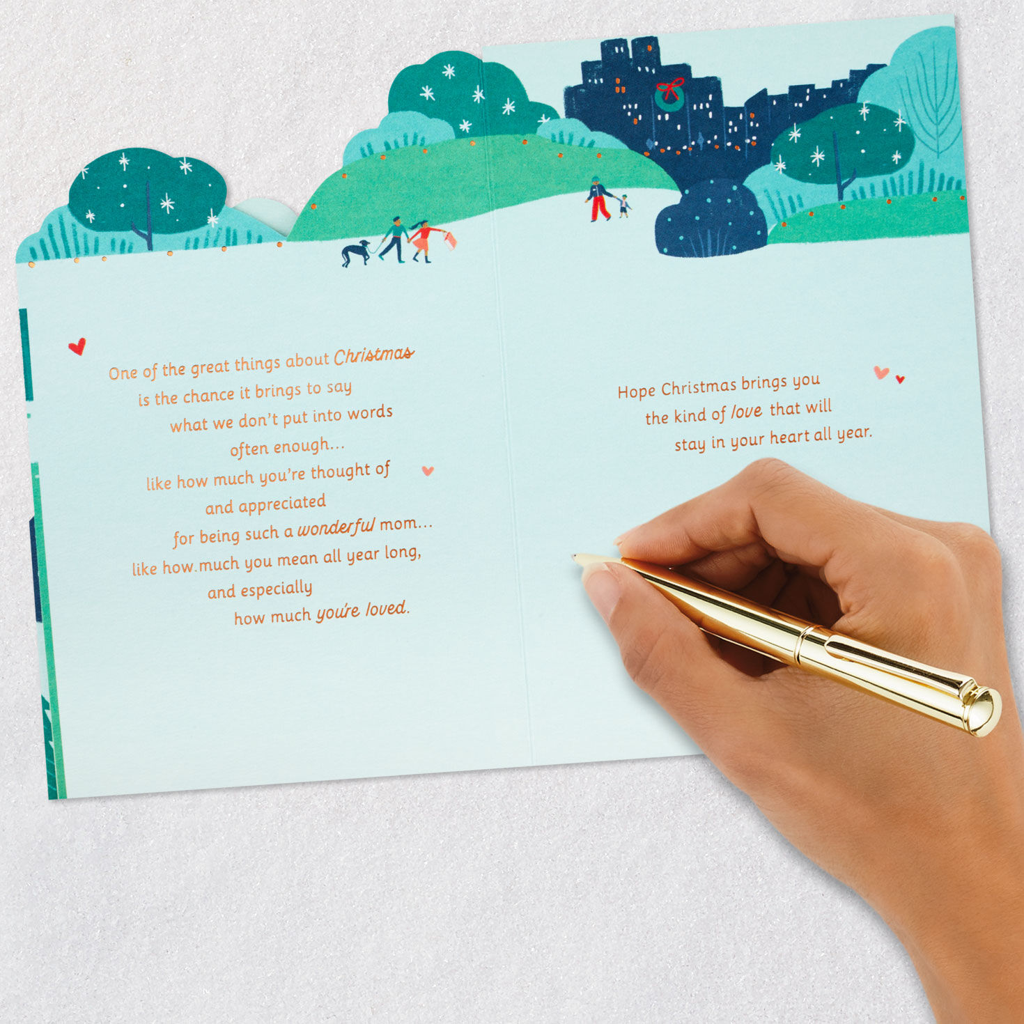 The Love All Around You Christmas Card for Mom for only USD 7.59 | Hallmark