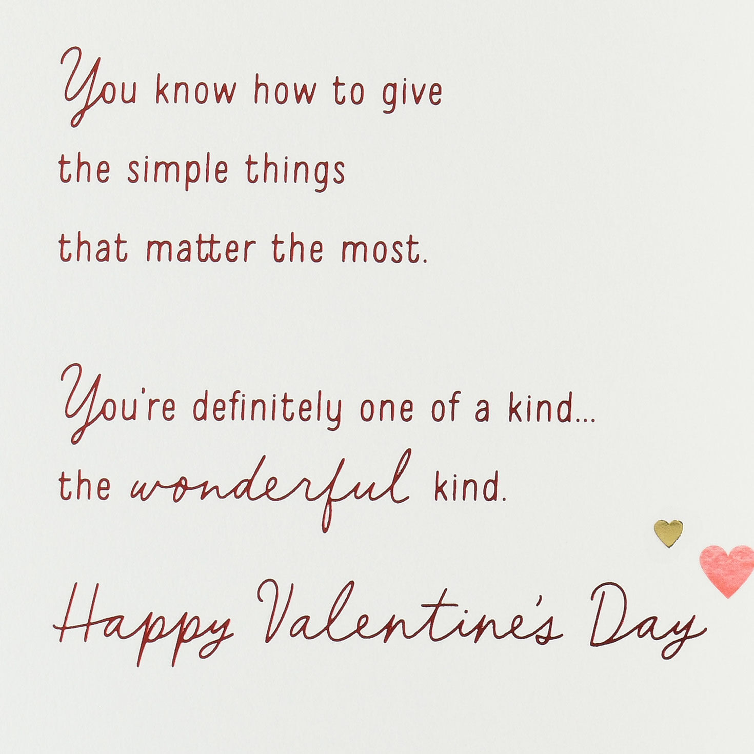 Folded Paper Hearts Valentine's Day Card Sentiment image number 3