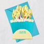 Flaming Candles on Cupcake Funny Pop-Up Birthday Card Card Back with Envelope image number 8