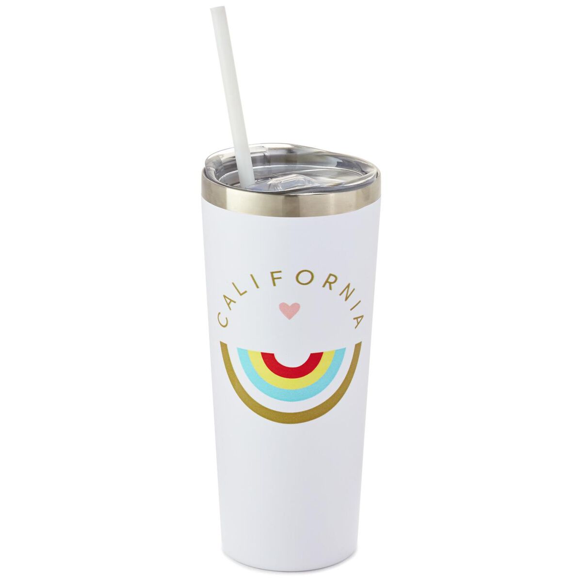 California Rainbow Stainless Steel Tumbler, 22 oz Tumblers Hallmark