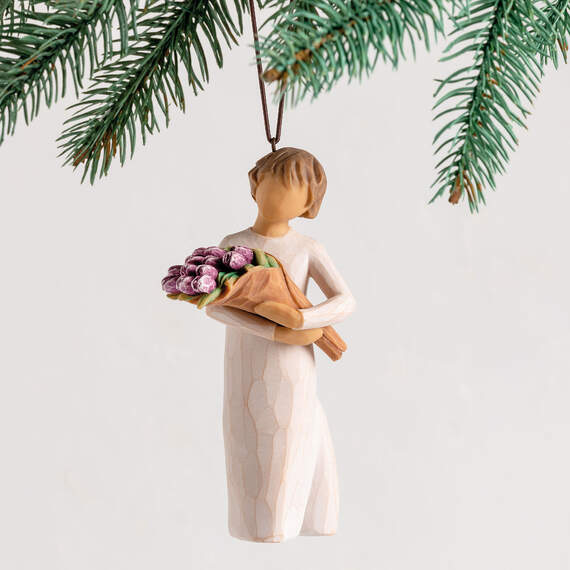 Willow Tree Surprise Tulip Bouquet Figurine Ornament, 4" H, , large image number 2