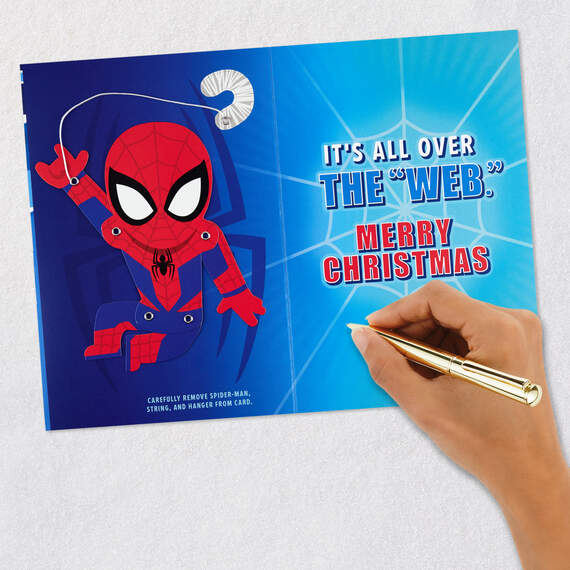 Marvel Spider-Man Christmas Card for Grandson With Displayable Character, , large image number 7