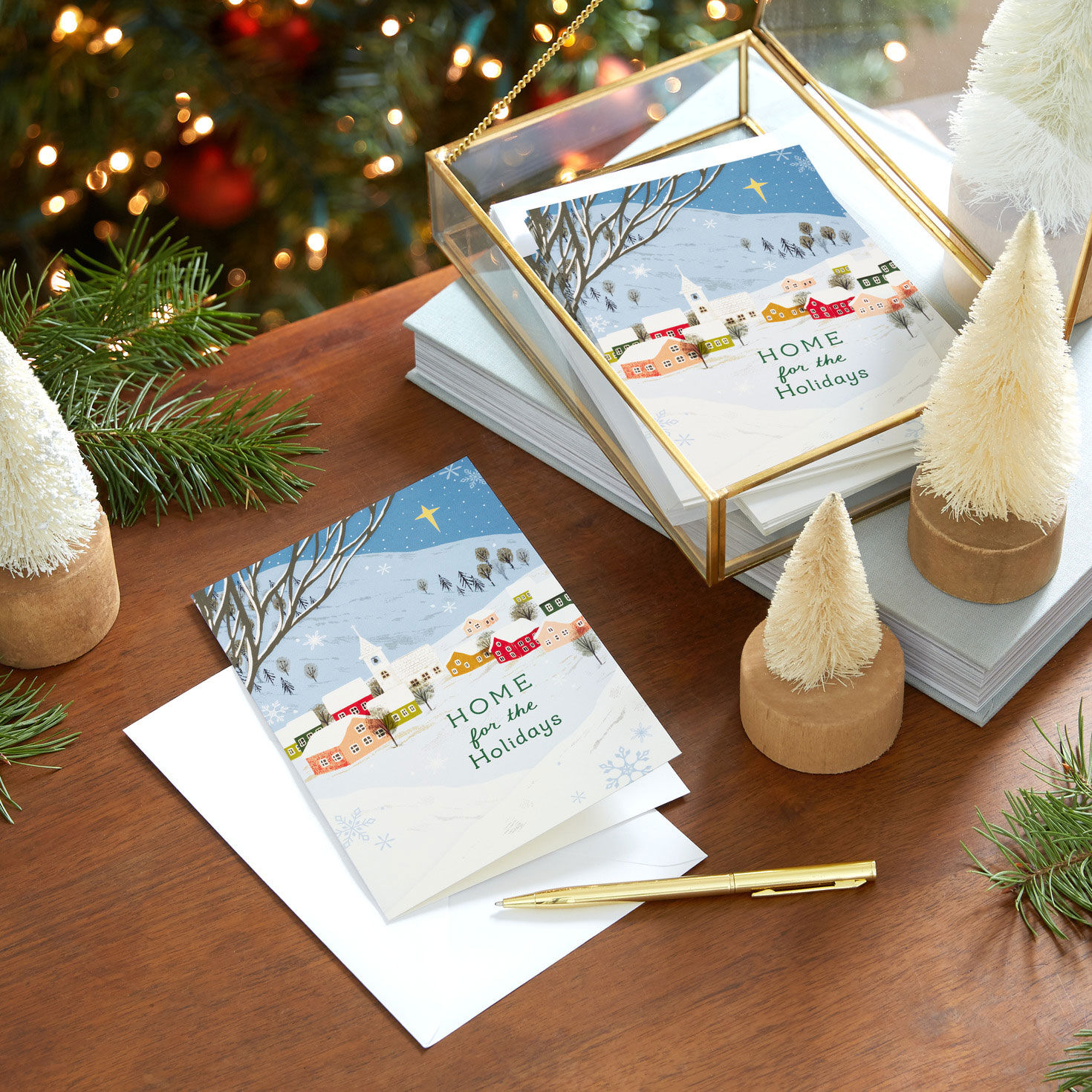 Village DaySpring Religious Christmas Cards in use image number 8