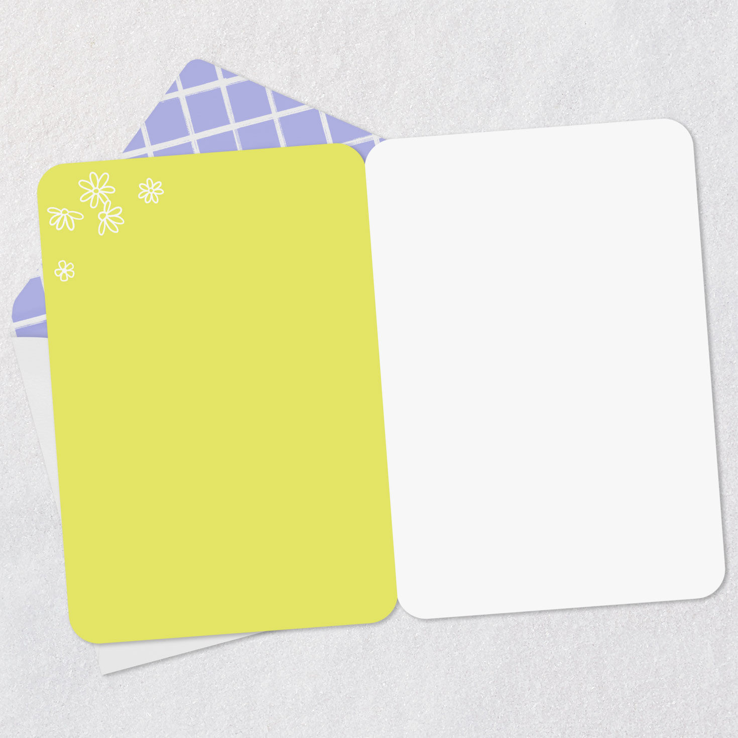 Golden Retriever and Flower Doodles Blank Card Open card with envelope image number 2