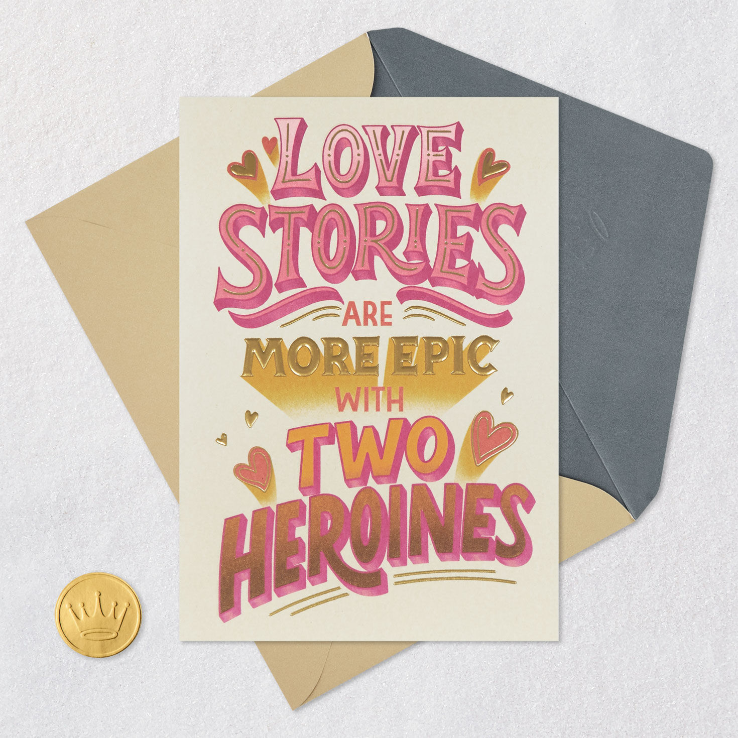 Our Love Story Is Real Anniversary Card From Her to Her for only USD 5.99 | Hallmark