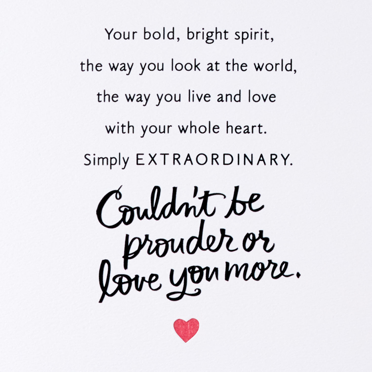 Roses and Hearts Daughter Valentine's Day Card sentiment image number 2