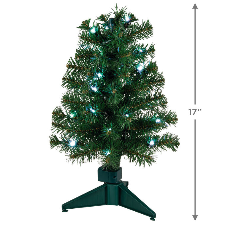 Mini ShowToppers Evergreen Christmas Tree With Light, 17", , large image number 2