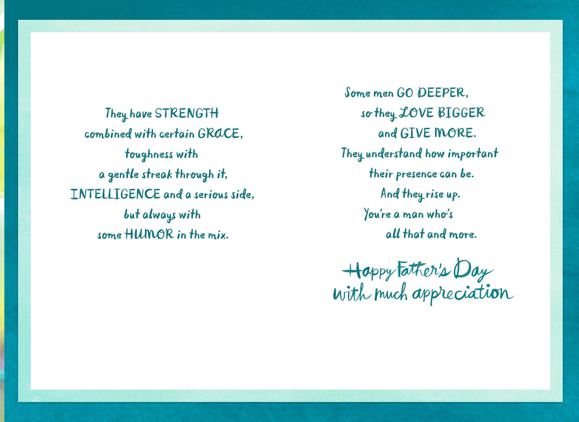 All That and More Father's Day Card
