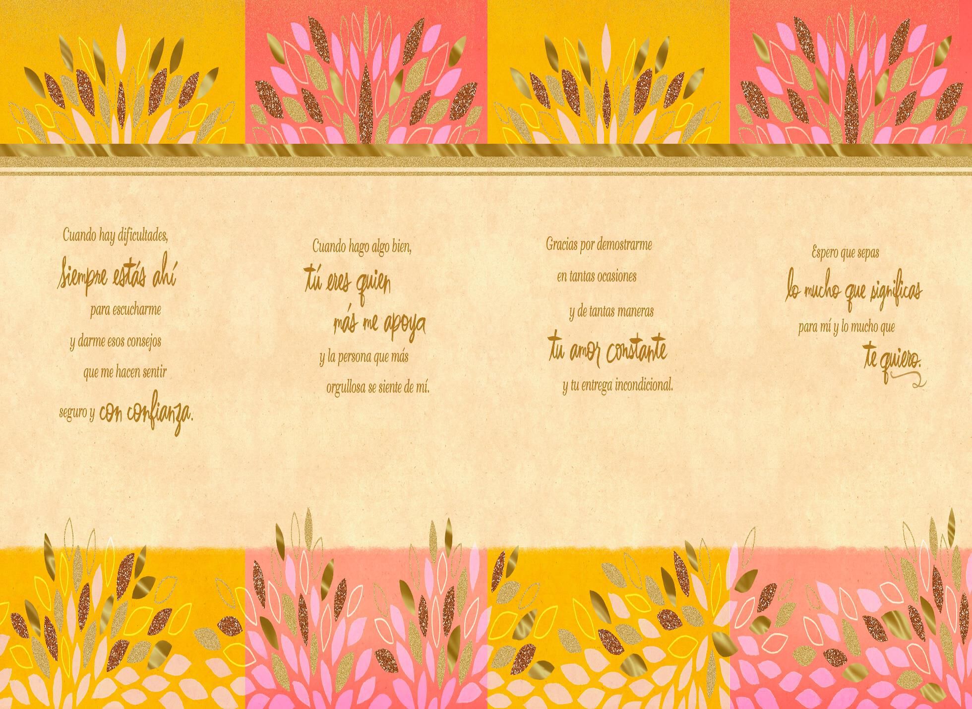 You're Always There Spanish-Language Mother's Day Card
