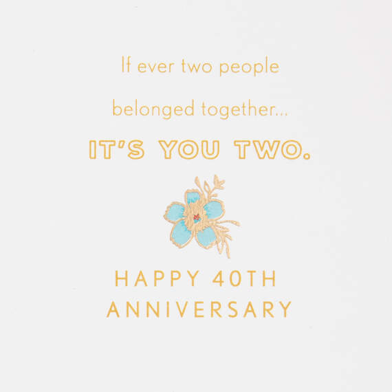 You Belong Together 40th Anniversary Card, , large image number 3