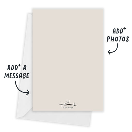 Gold Shimmer Our Year Flat Holiday Photo Card, 