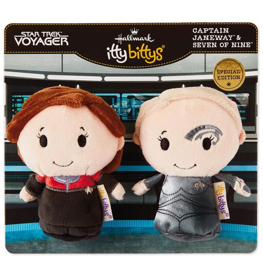 itty bittys® Star Trek: Voyager™ Captain Janeway™ Plush and Seven of Nine™ Plush Special Edition, Set of 2, 