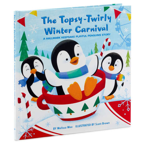 The Topsy-Twirly Winter Carnival: A Hallmark Keepsake Playful Penguins Story Book, , large