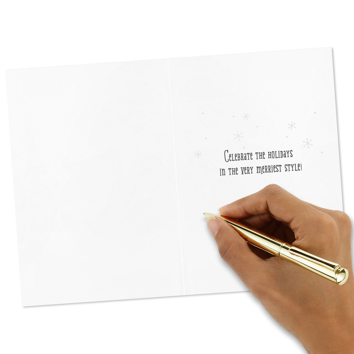 Peanuts&reg; Gang Caroling Around Tree Boxed Christmas Cards, Pack of 16, , large image number 4