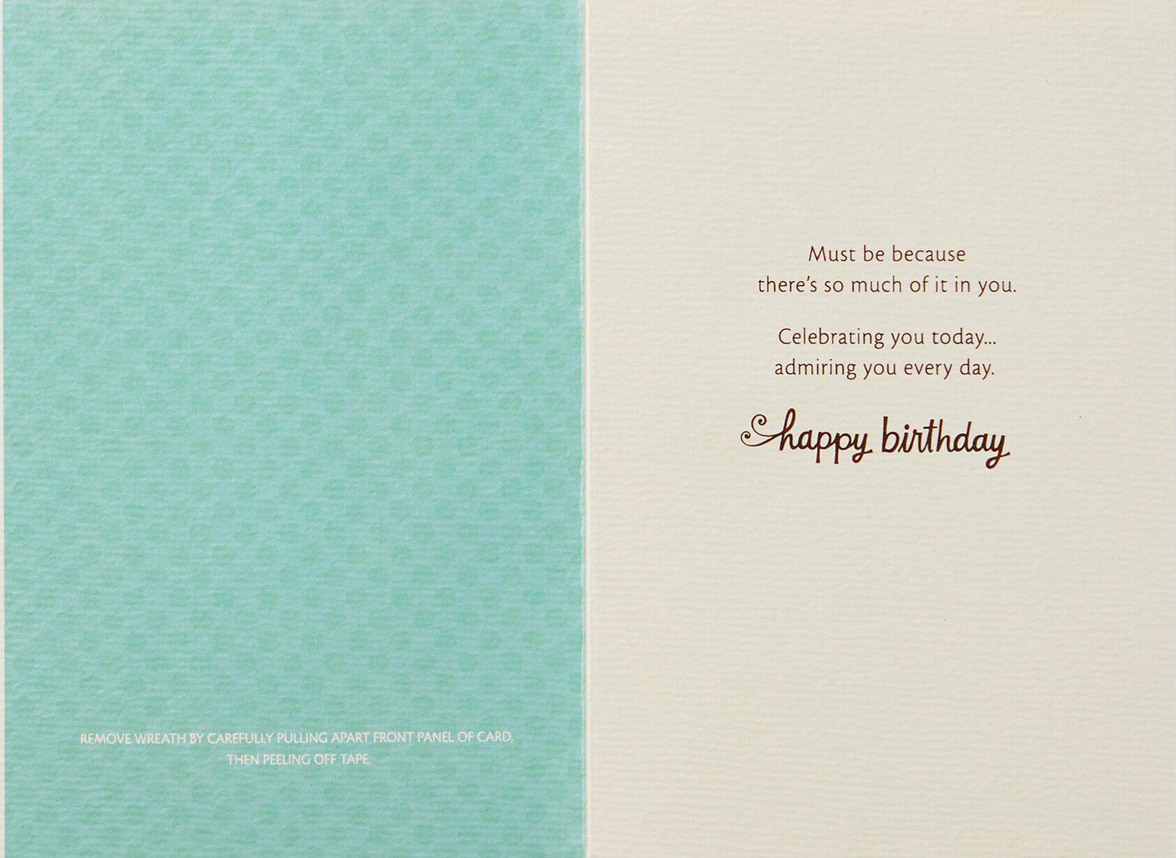 There's So Much Good In You Birthday Card
