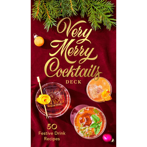 Chronicle Very Merry Cocktails Recipe Card Deck, 