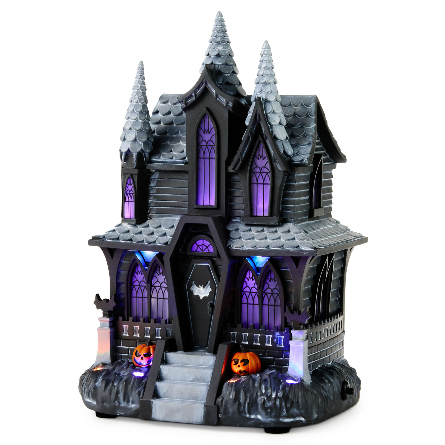 Hauntsville Collection Vampire Manor Tabletop Decoration With Light and Sound, 9.75"