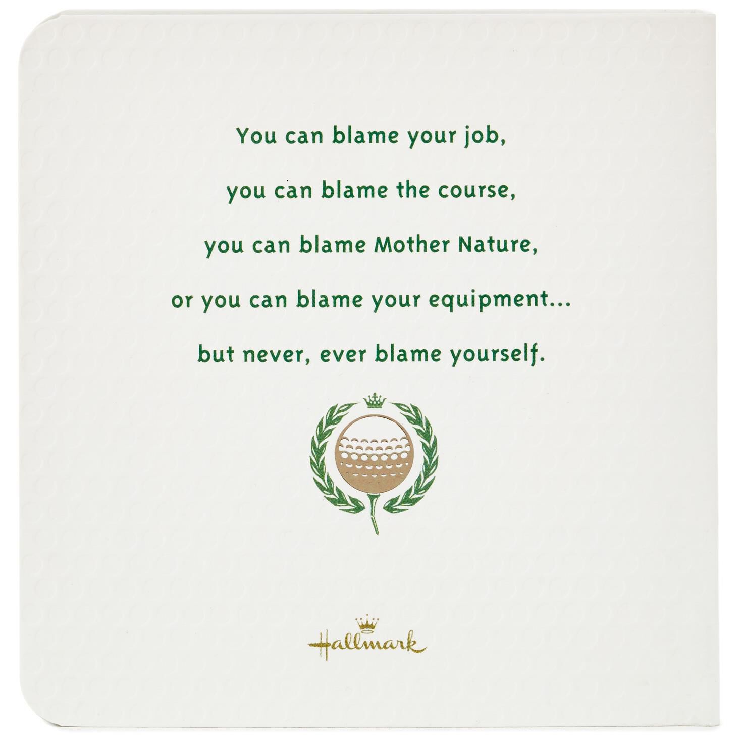 501 Excuses for a Bad Golf Shot Book Gift Books Hallmark