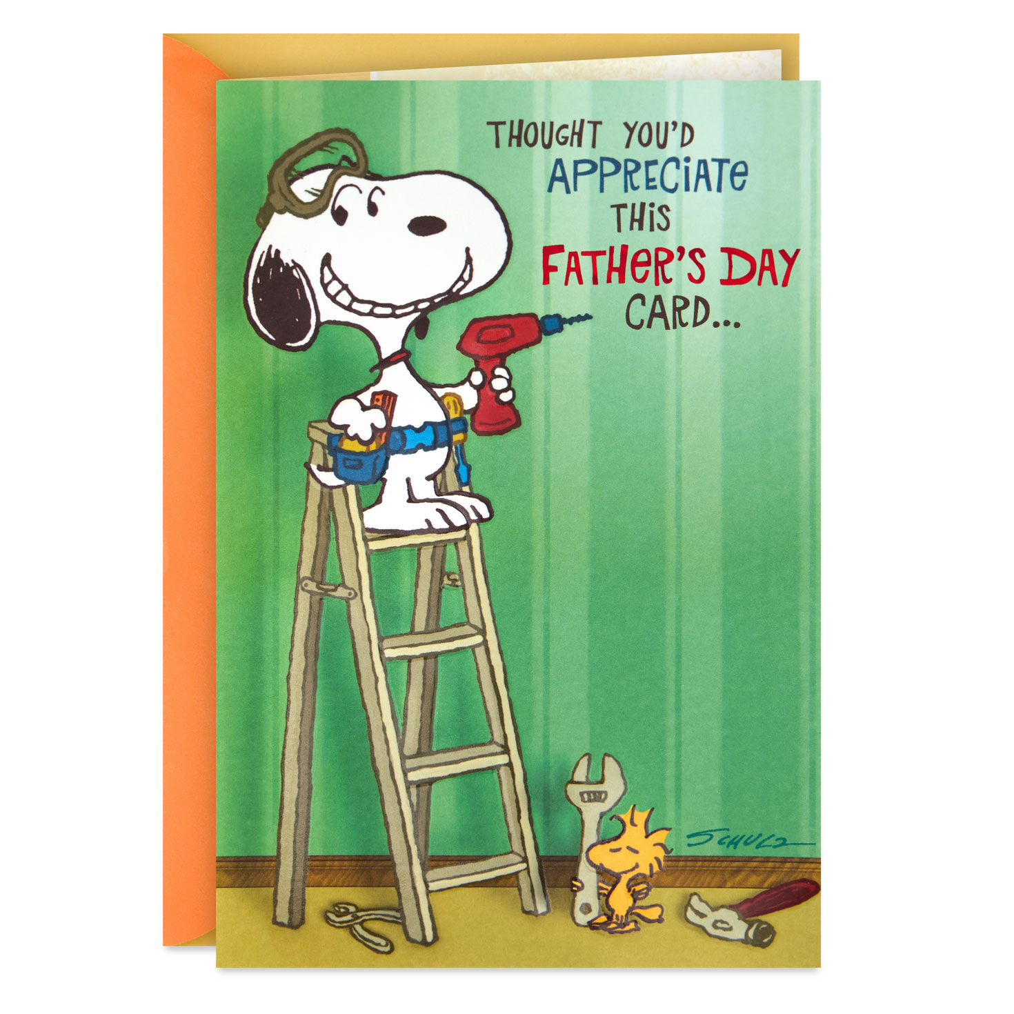 Peanuts® Snoopy Fixer-Upper Funny Father's Day Card