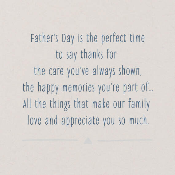 Important Part of Our Family Father's Day Card, , large image number 2