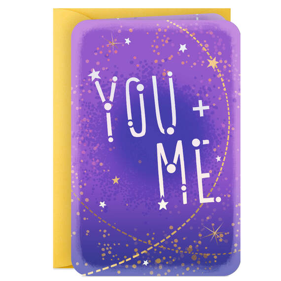3.25" Mini You and Me Star Constellation Blank Card, , large image number 2