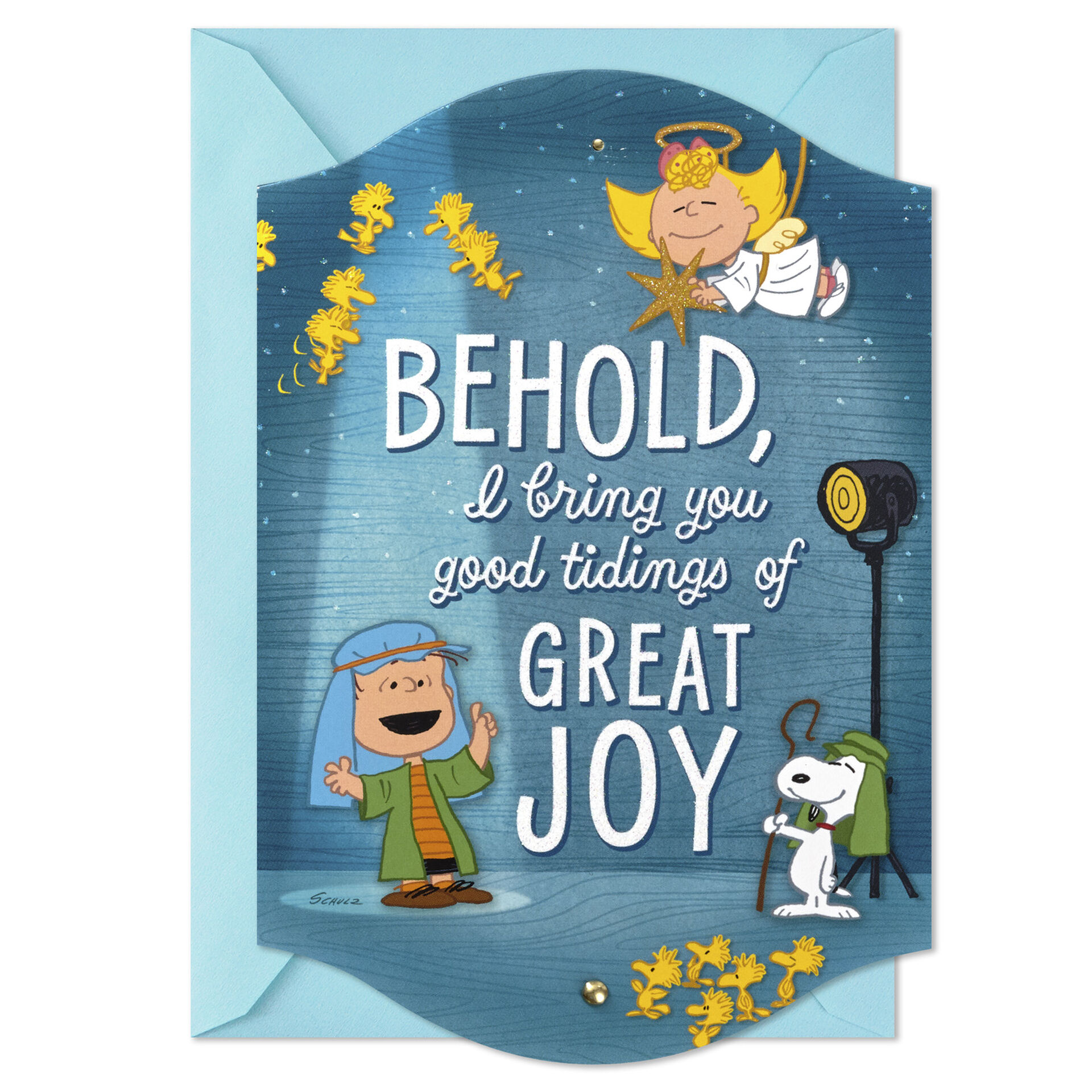 Peanuts Christmas Pageant Hanging Christmas Cards Box Of 12 Boxed Cards Hallmark