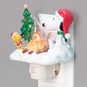 Snoopy and Woodstock Christmas Campfire Night Light in use image number 2