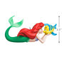 Little Mermaid With Flounder Keepsake Ornament measurement image number 3