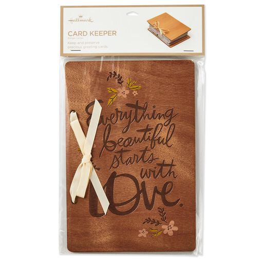 Everything Beautiful Starts With Love Wedding Card Keeper, 