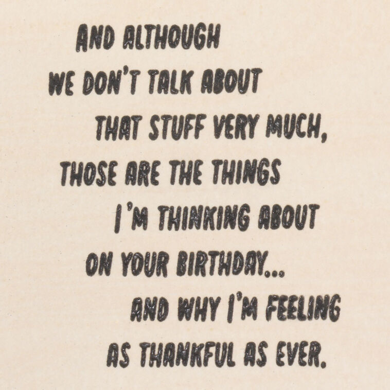 Father and Son Bond Birthday Card for Him, , large image number 2