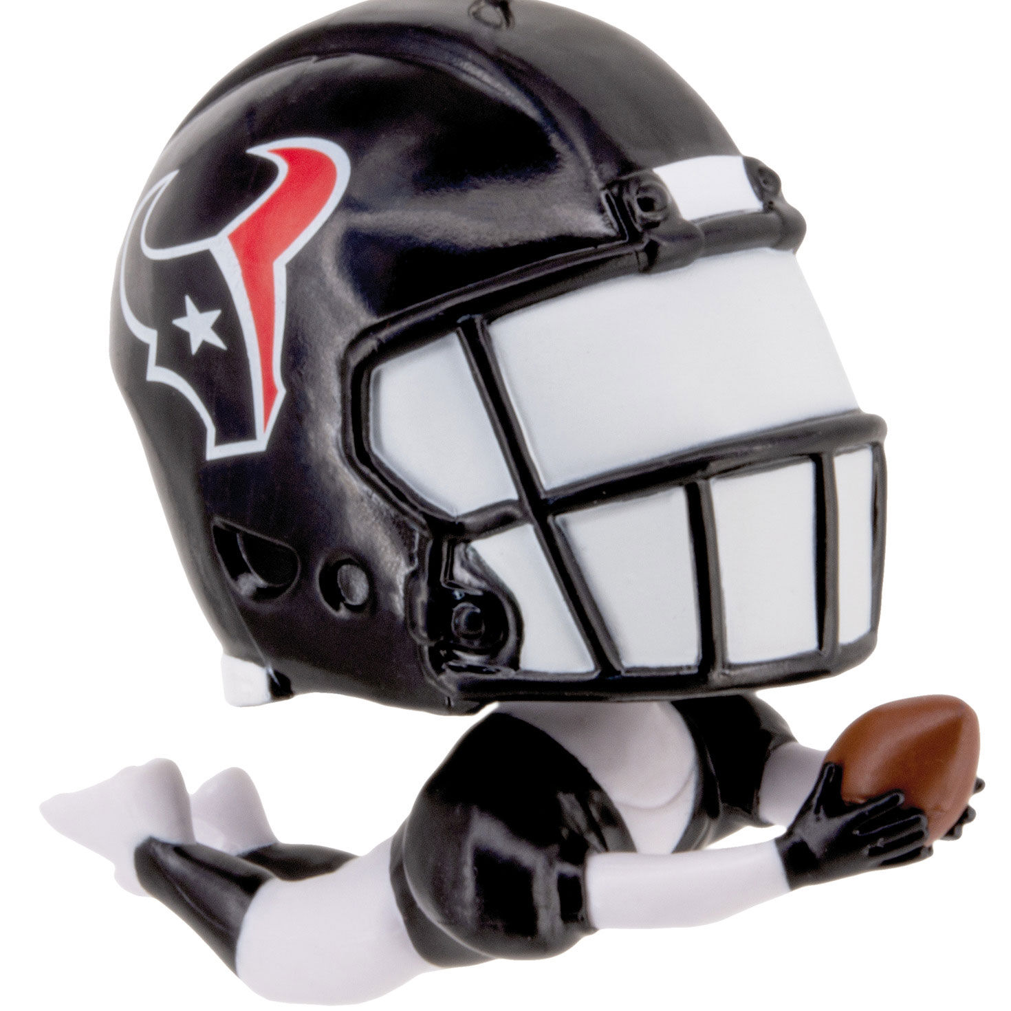 Houston Texans Bobblehead Christmas Ornament closeup view image number 5