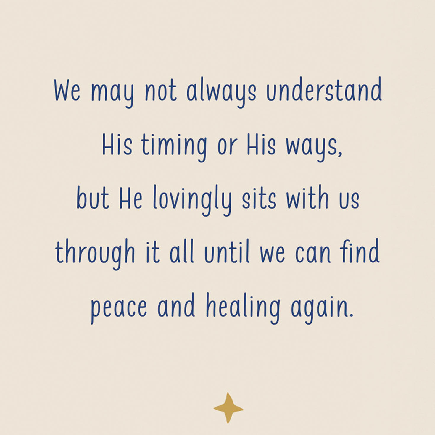 Purple Patterns Religious Sympathy Card Sentiment image number 2