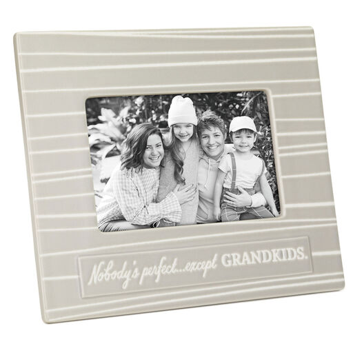 Nobody's Perfect Except Grandkids Picture Frame, 4x6, 