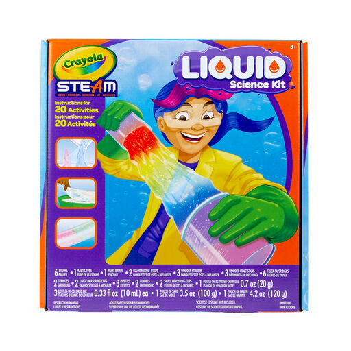 Crayola STEAM Liquid Science Lab Activity Kit, 