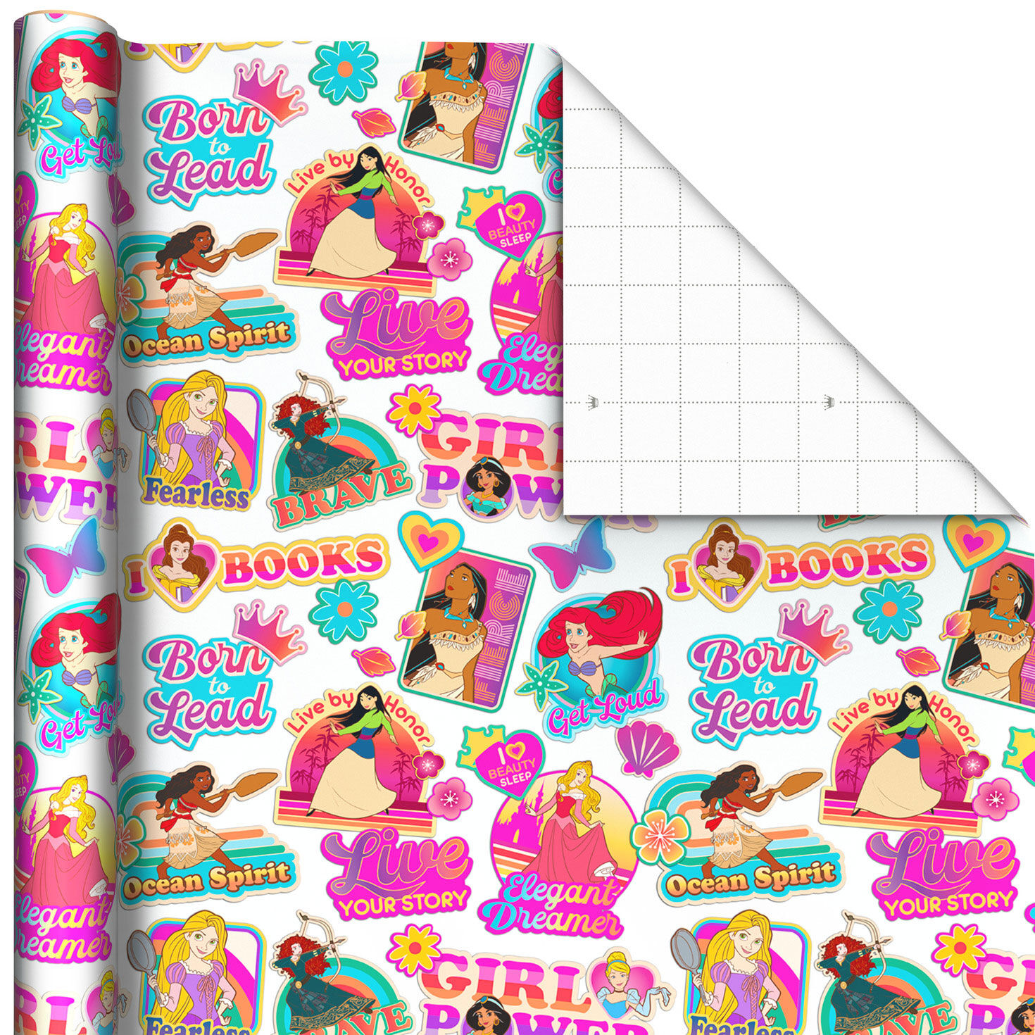 Disney Frozen and Disney Princesses Wrapping Paper Assortment 60 sq. ft
