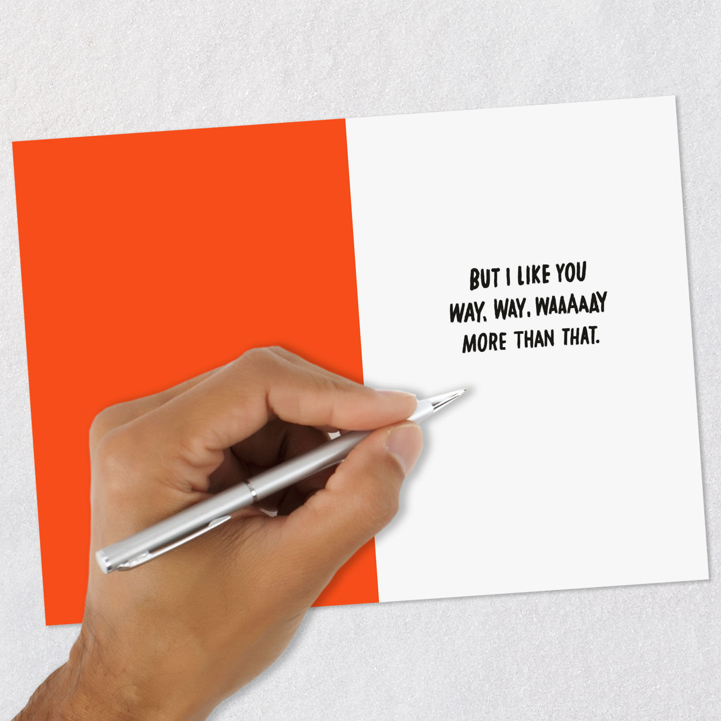 We're Like Family Funny Friendship Card Signing card image number 6