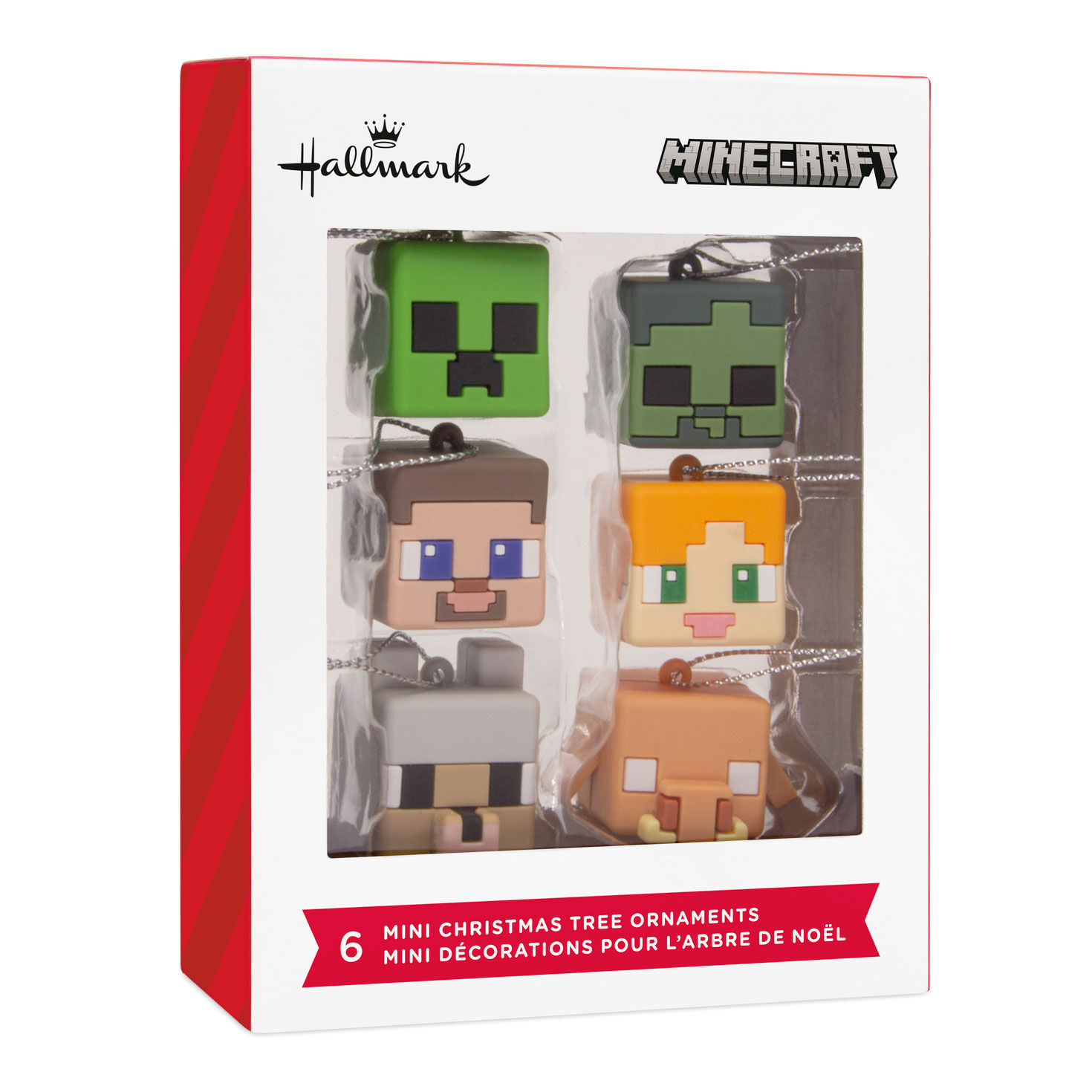 6 Minecraft Mini Christmas Ornaments  image number 7