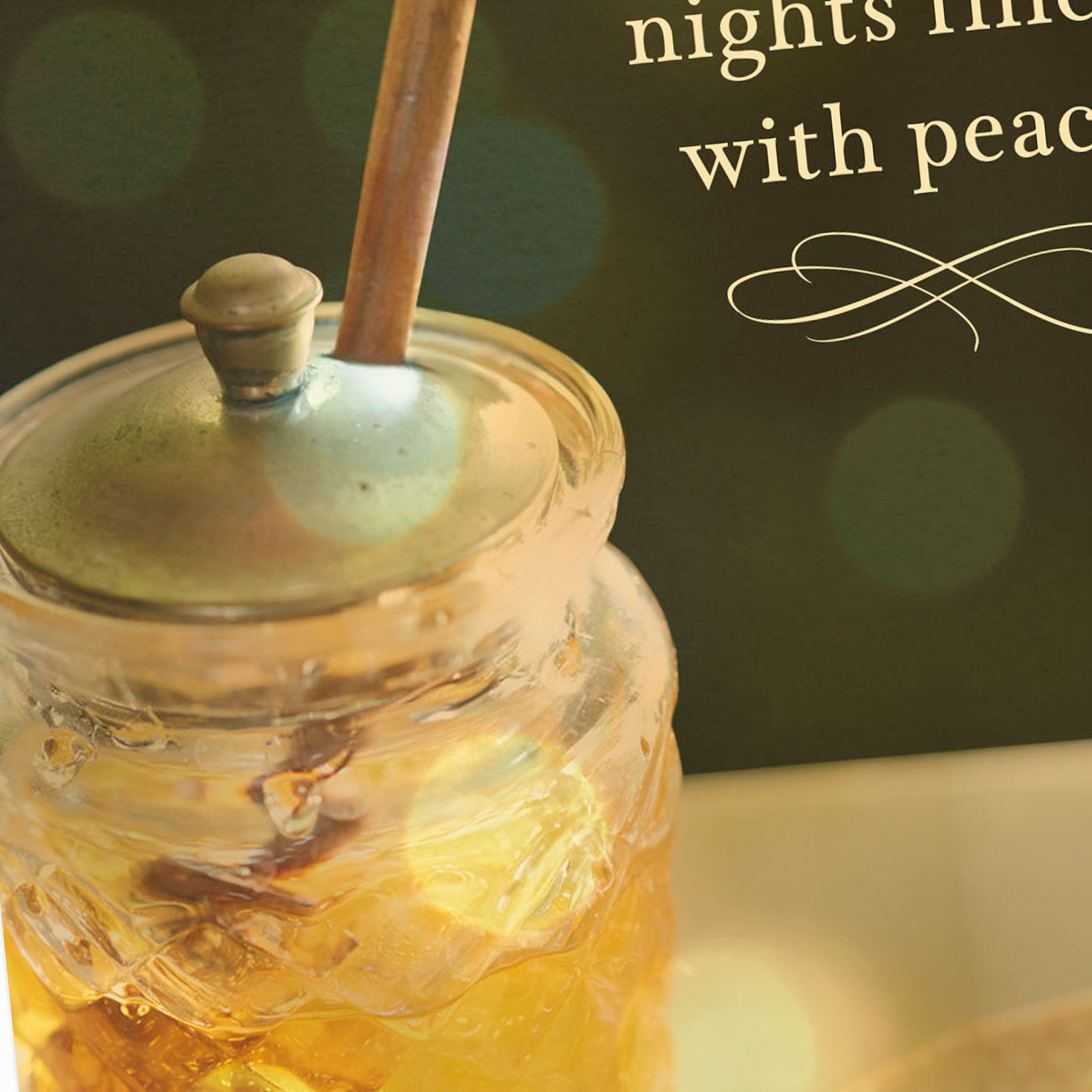 Honey and Shofar Assorted Rosh Hashanah Cards Card Cover Detail image number 4