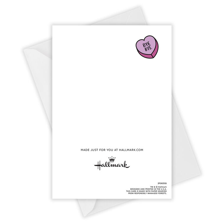 Candy Hearts Funny Custom Valentine's Day Card, , large image number 4