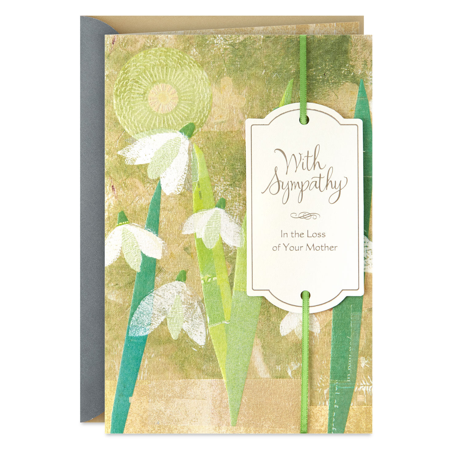 May Her Memory Carry You to Brighter Days Sympathy Card for Loss of Mother