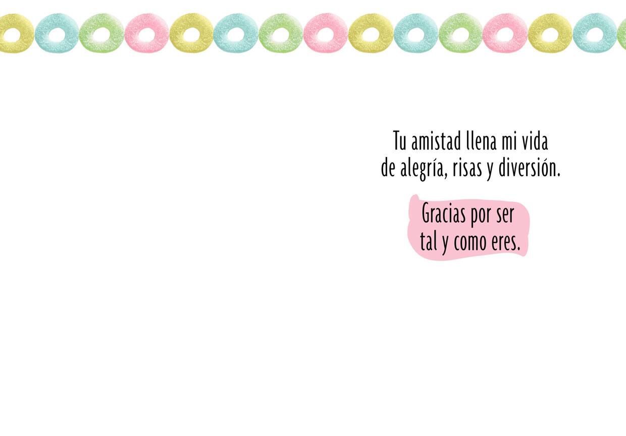 Sweet Treats Spanish-Language Friendship Card