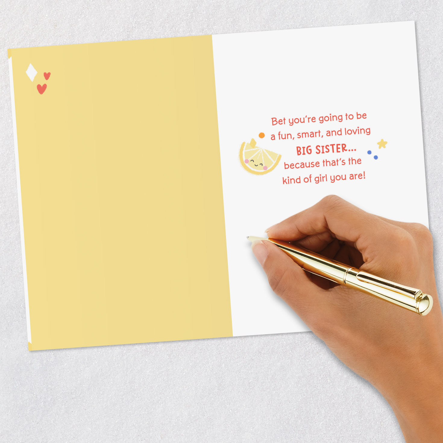 Hello, Big Sister New Baby Card - Greeting Cards | Hallmark for Free Printable Big Sister Cards