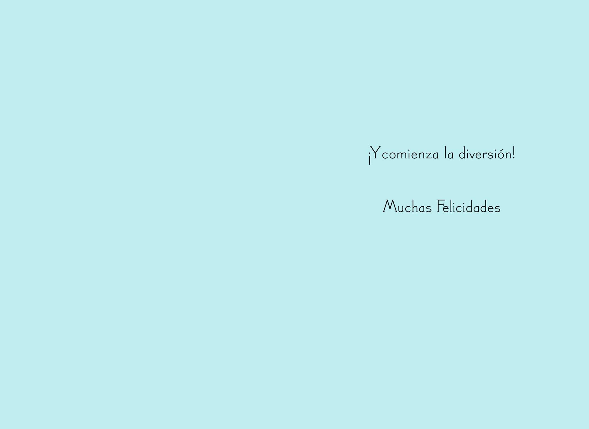 Let the Fun Begin Spanish-Language New Baby Card
