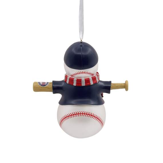 MLB Milwaukee Brewers™ Baseball Snowman Hallmark Ornament, , large image number 2