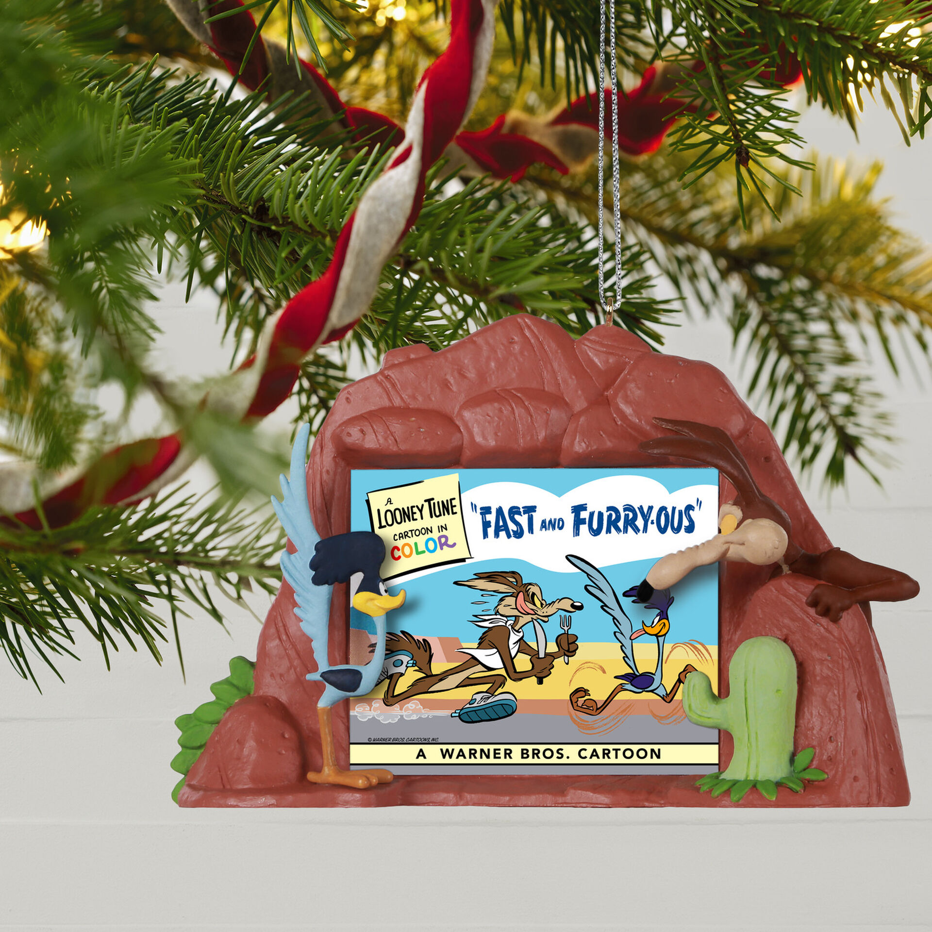 Looney Tunes Road Runner And Wile E Coyote Fast And Furry Ous Ornament Keepsake Ornaments Hallmark