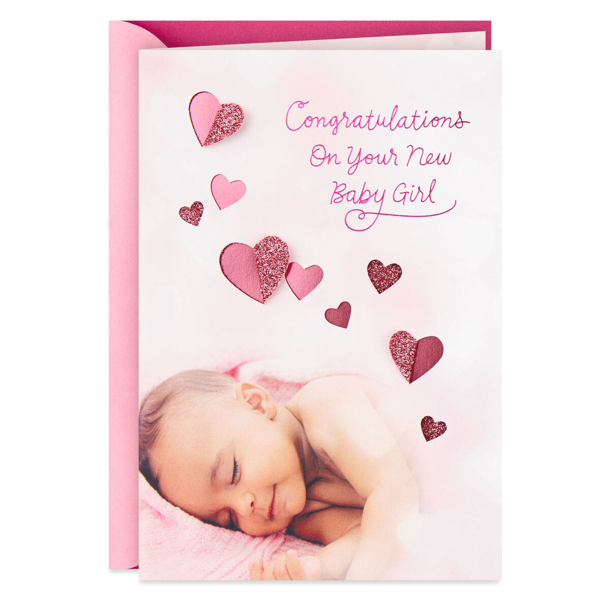 Beautiful Blessing New Baby Girl Card - Greeting Cards - Hallmark