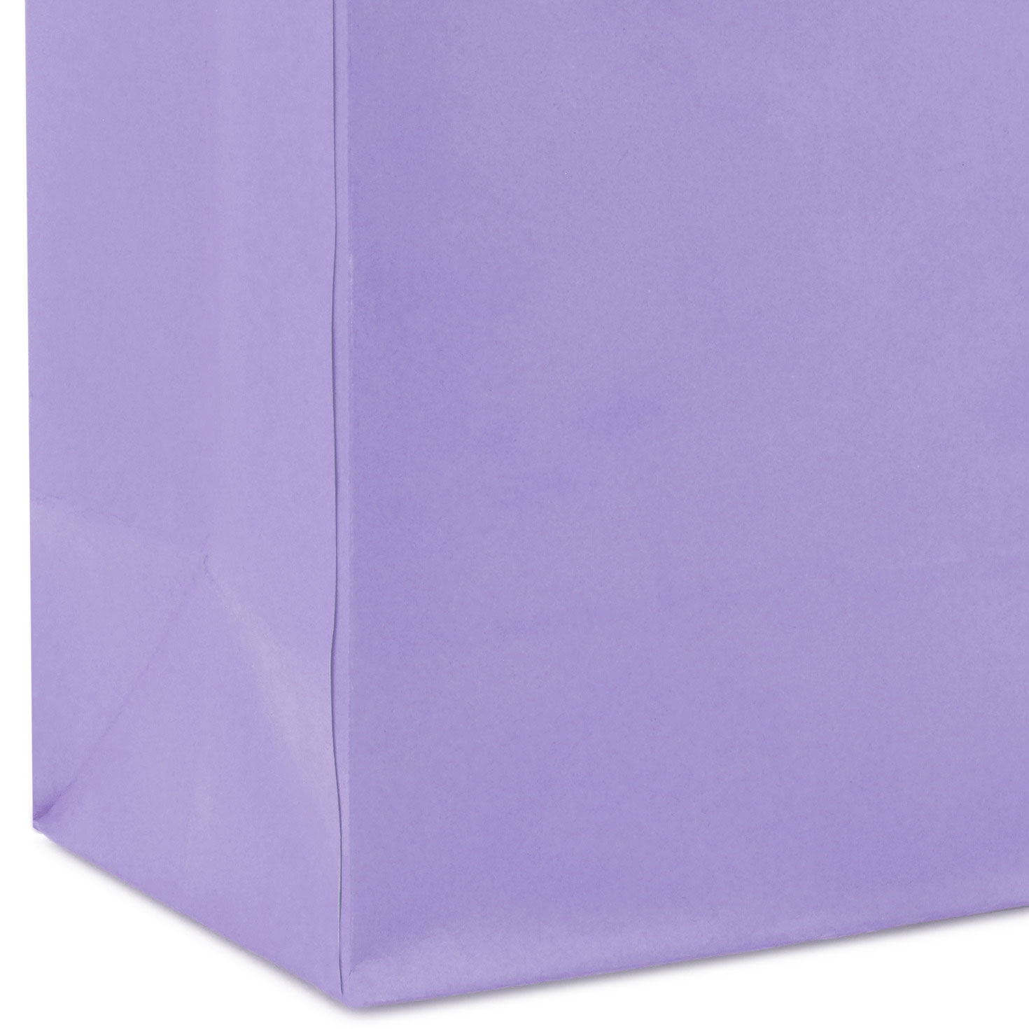Solid Lavender Small Gift Bag Base/Side Detail image number 5