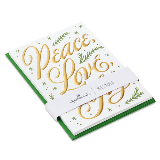 The Best and Simplest Gifts Packaged Christmas Cards, Set of 5, 
