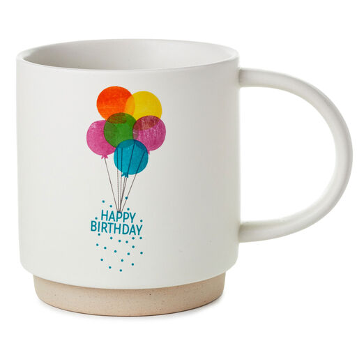Birthday Balloons Mug, 16 oz., 